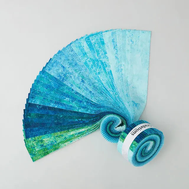 Stonehenge Gradations II Peacock Strip Roll