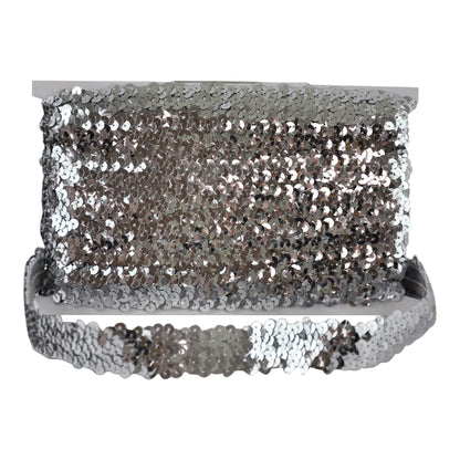 Stretch Sequin Trim - 1" Width (10 Yard Roll) - BQ-302-11