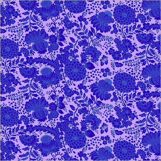 Sweet Talk Kim Royal Cotton 44/45 Fabric Per Yard