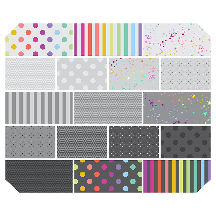2025 Tula Pink True Colors - 10" Charm Pack