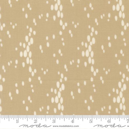 Tan Arabesque Vista Moonbeam Cotton 44"/45" Fabric Per Yard