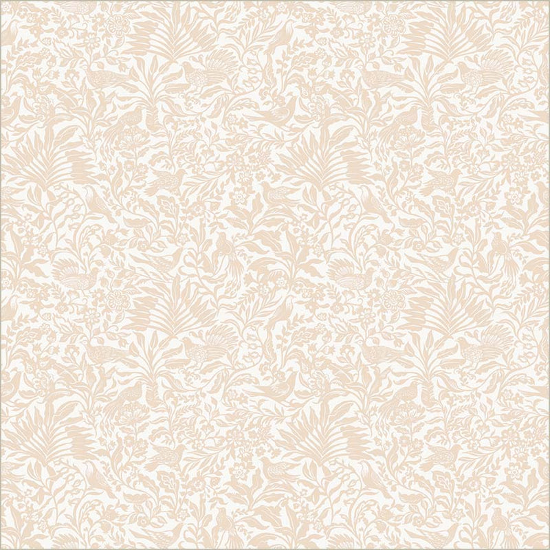 Tapestry Aviary Ivory Cotton 43/44 Fabric Per Yard