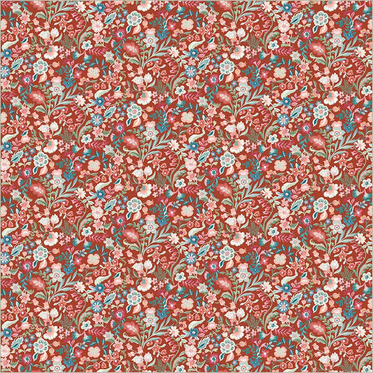 Tapestry Delicate Ruby Cotton 43/44 Fabric Per Yard