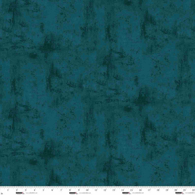 Teal Surface Design Funny Girl 44"/45" Cotton Fabric Per Yard