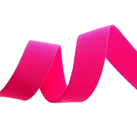 Tula Pink Cosmic Pink EverGlow Webbing 1in x 2yd