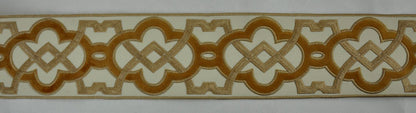 VELVET EMBOSSED TAPE - 3 1/2" Width (25 YDS)-BR-7337-16