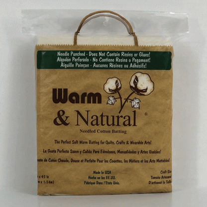 Warm & Natural Needled Cotton Batting - Full Case