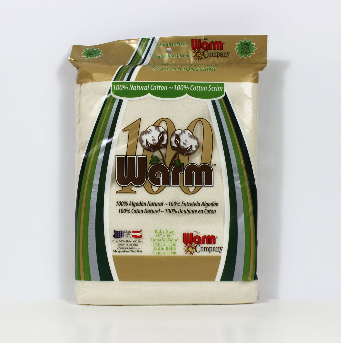 Warm 100 Ultra Clean Natural Cotton + 100% Cotton Scrim - Full Case