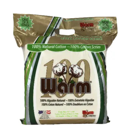 Warm 100 Ultra Clean Natural Cotton + 100% Cotton Scrim - Full Case