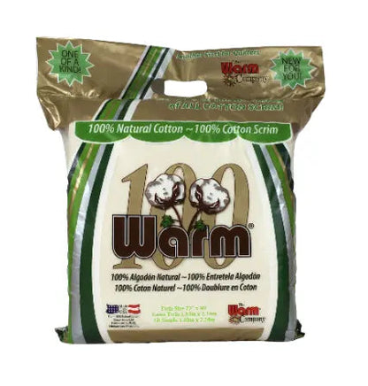 Warm 100 Ultra Clean Natural Cotton + 100% Cotton Scrim - Full Case