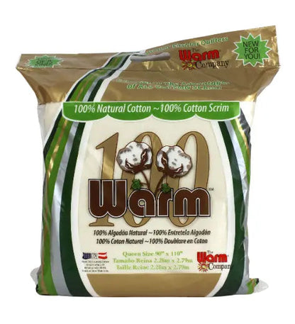 Warm 100 Ultra Clean Natural Cotton + 100% Cotton Scrim - Full Case