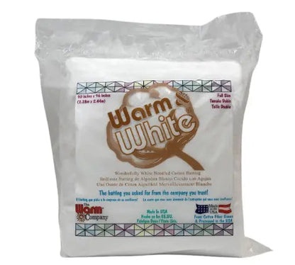Warm & White Needled Cotton Batting