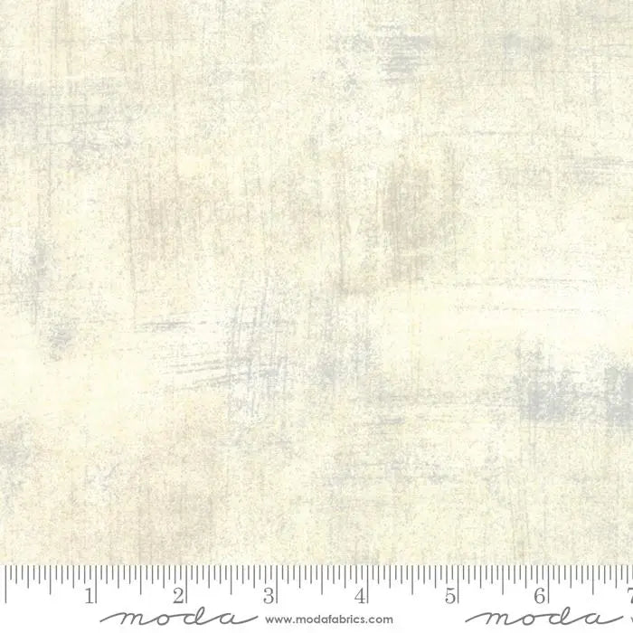 White Grunge Basics Creme 44"/45" Per Yard