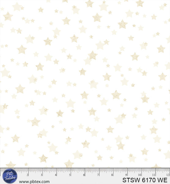 White Star Spangled 108" STSW-6170-WE Cotton Wideback Fabric Per Yard