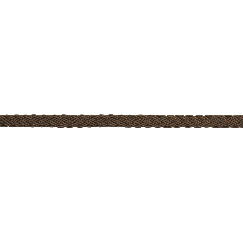 Woven Gimp Collection - 3/8" Width (50 Yard Roll) - BR-715-06  Brown
