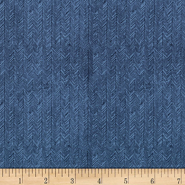 Twenty Four Seven Herringbone Denim 43"/44" Fabric Per Yard