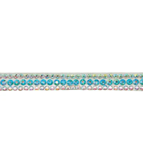 Yaya Han Iron on Crystal Princess Trim 0.56" Multi Color - Per Yard