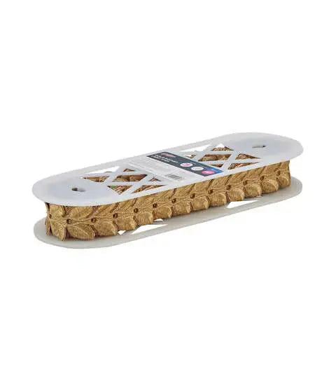 Yaya Han Iron on Roman Leaf Trim 1.31" Gold - Per Yard