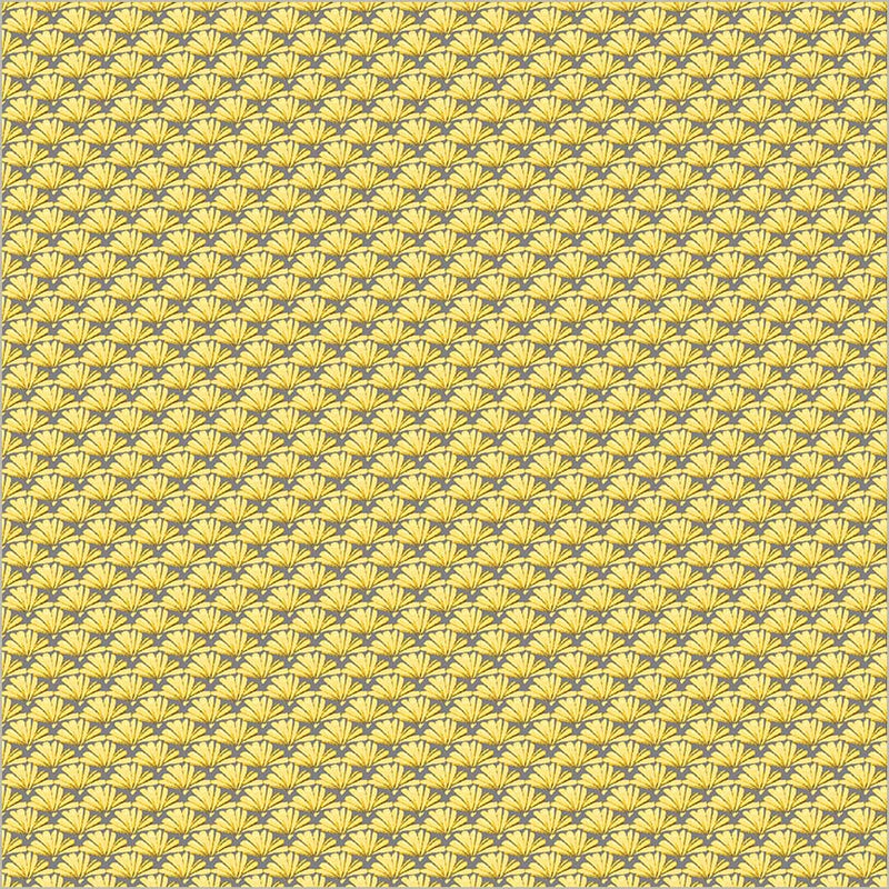 Yellow Verona Fanned Cotton 44/45 Fabric Per Yard