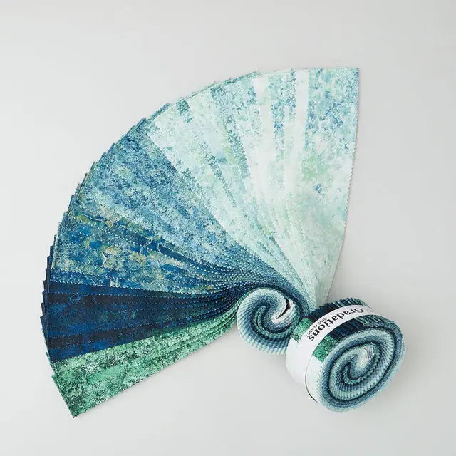 Stonehenge Gradations II Blue Planet Strip Roll