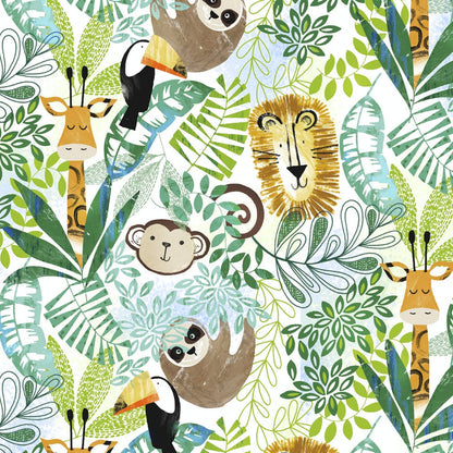 Cloud Cuddle Multi Jungle Boogie 58"/60" Fabric per yard