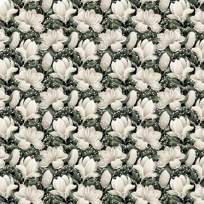 Cloud Cuddle Natural Magnolias 58"/60" Fabric per yard