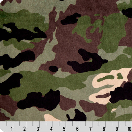 Digital Cuddle Loden Camoflage 58" - 60" Fabric per yard