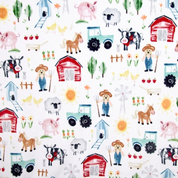 Farmer Ted Digital Cuddle�� Multi 58/60" Fabric Per Yard