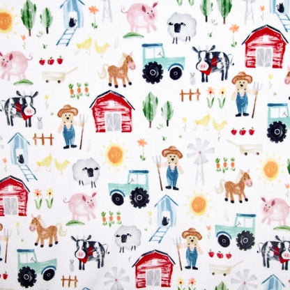 Farmer Ted Digital Cuddle�� Multi 58/60" Fabric Per Yard