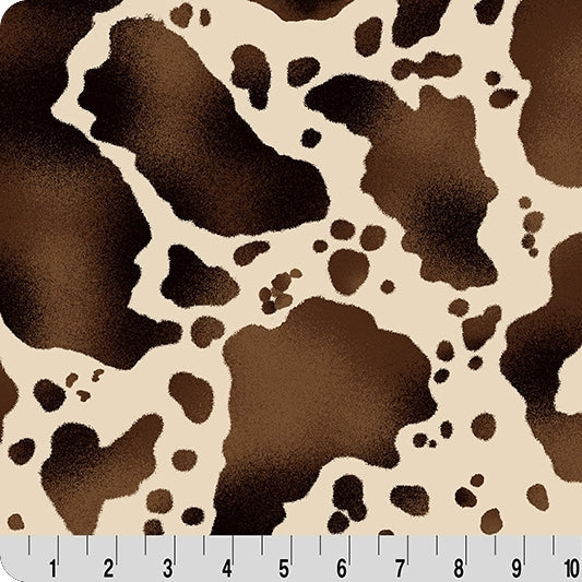 Digital Cuddle Brown Mustang 58" - 60" Fabric per yard