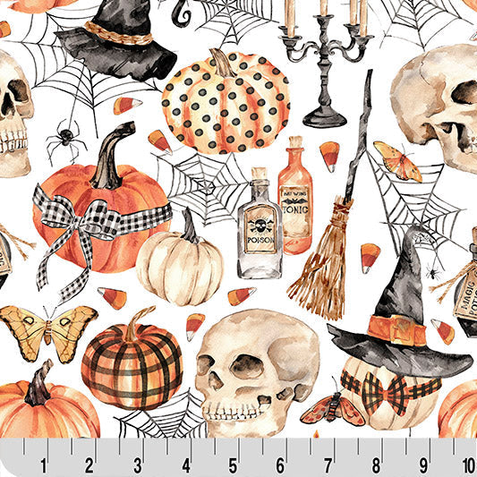 Digital Cuddle Rust Spellbound 58" - 60" Fabric per yard