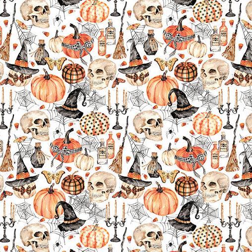 Digital Cuddle Rust Spellbound 58" - 60" Fabric per yard