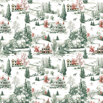 Digital Cuddle Spruce Tinseltown 58" - 60" Fabric per yard