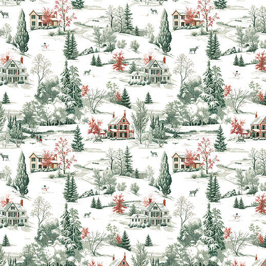 Digital Cuddle Spruce Tinseltown 58" - 60" Fabric per yard