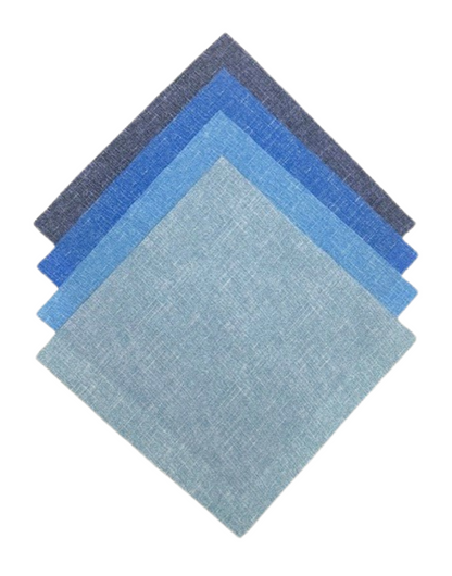 Grain of Color - 10" Squares - Shades of Blue (40 Squares)
