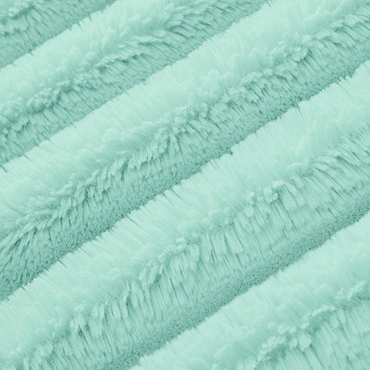 Luxe Cuddle Bunny Aqua Sea 58"/60" Fabric per yard