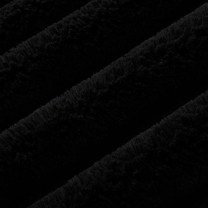 Luxe Cuddle Bunny Black" 58"/60" Fabric per yard