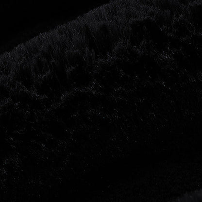 Luxe Cuddle Bunny Black" 58"/60" Fabric per yard