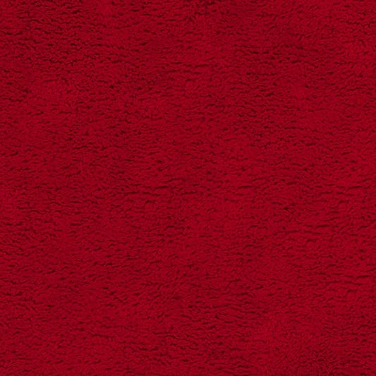 Luxe Cuddle Bunny Cardinal" 58"/60" Fabric per yard