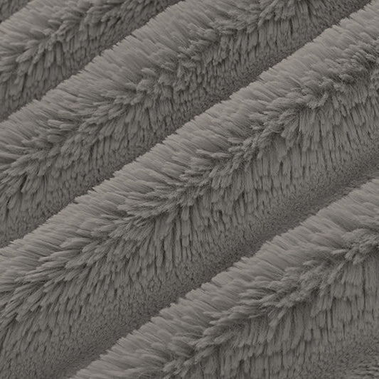 Luxe Cuddle Bunny Graphite 58"/60" Fabric per yard