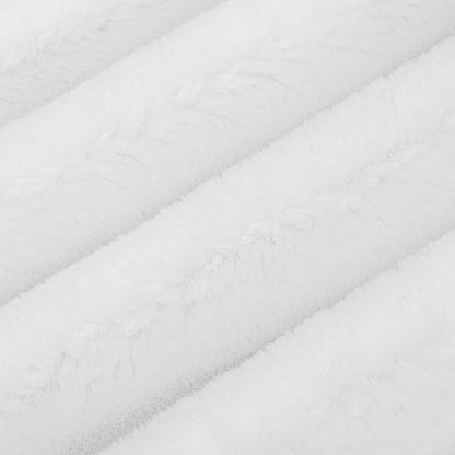 Luxe Cuddle Bunny Snow 58"/60" Fabric per yard