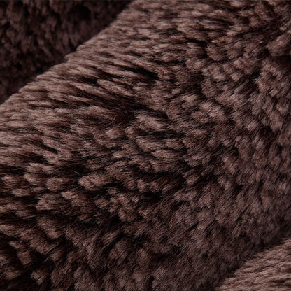 Rum Raisin Luxe Cuddle Arctic Fox 58"/60" Fabric per yard