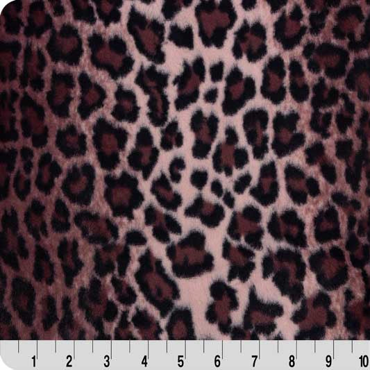 Black Cherry Luxe Cuddle Bunny Leo 58"/60" Fabric per yard