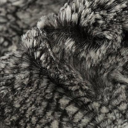 Black Luxe Cuddle Boa 58"/60" Fabric per yard