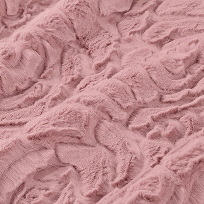 Luxe Cuddle Demi Rose Woodrose 58" - 60" Fabric per yard