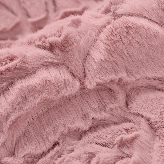 Luxe Cuddle Demi Rose Woodrose 58" - 60" Fabric per yard
