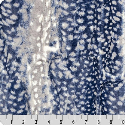 Navy Luxe Cuddle Fawn 58"/60" Fabric per yard