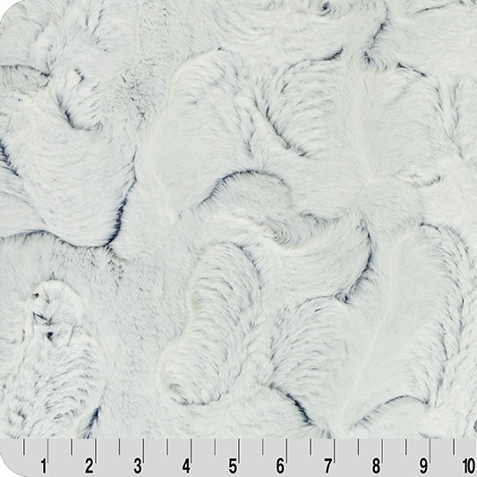 Luxe Cuddle Frosted Hide Navy 58" - 60" Fabric per yard