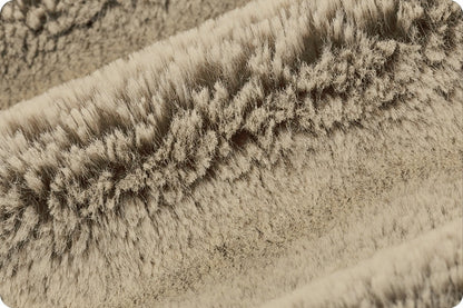 Luxe Cuddle Frosted Baby Seal Chocolate/Almnd 58"/60" Fabric per yard