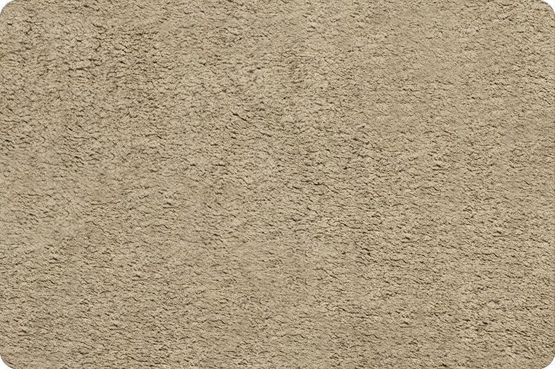 Luxe Cuddle Frosted Baby Seal Chocolate/Almnd 58"/60" Fabric per yard